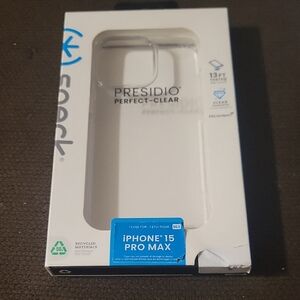 *Speck* Presidio- Clear iPhone 15 Pro Max 13 FT Tested